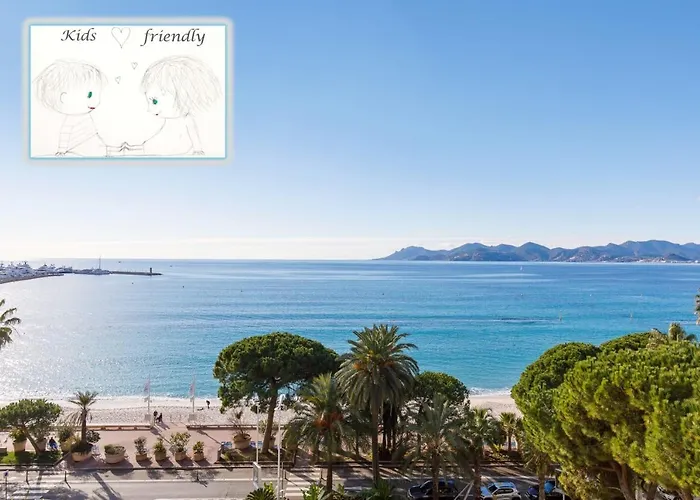 On La Croisette Deluxe 2 Bedrooms 2 Baths Cannes